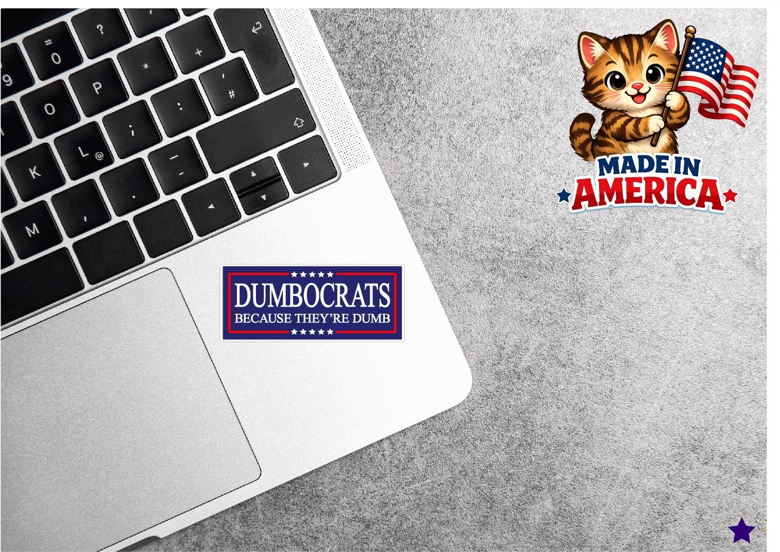 Dumbocrats Decal Sticker President Trump Nickname Liberals MAGA Funny Political