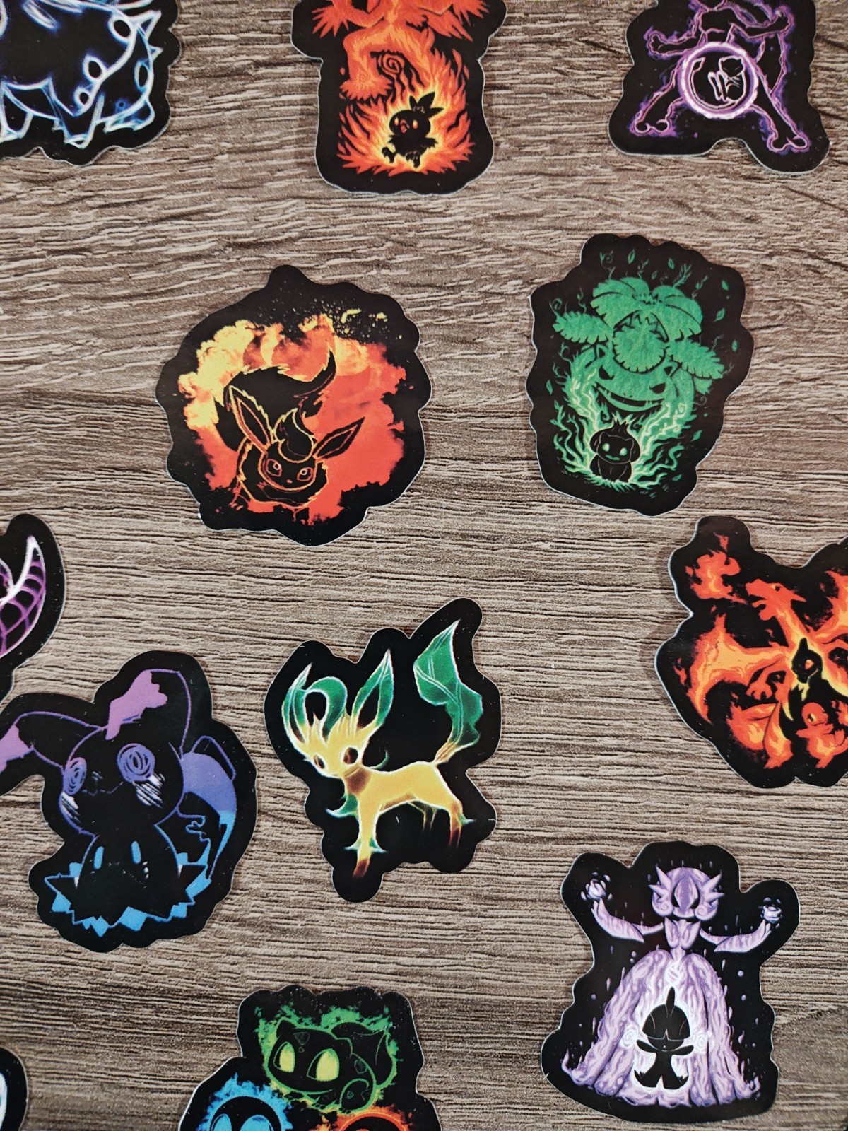 Pokemon Sticker Bundle Pack Decal – Neon – US Seller 60Pcs