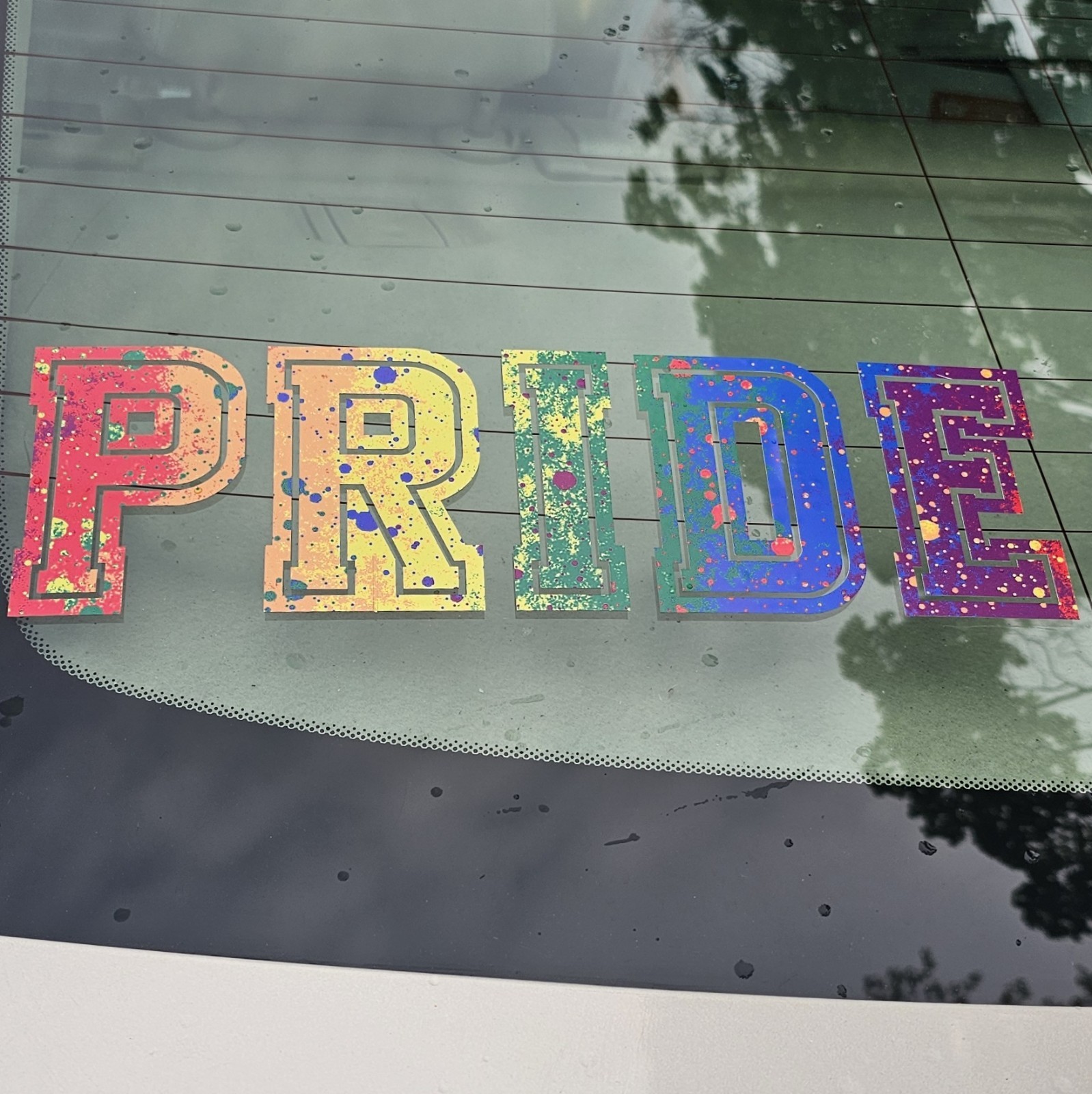 11" Vinyl Pride Bumper Sticker Wall Art Locker Skateboard Dorm Decal Permanent