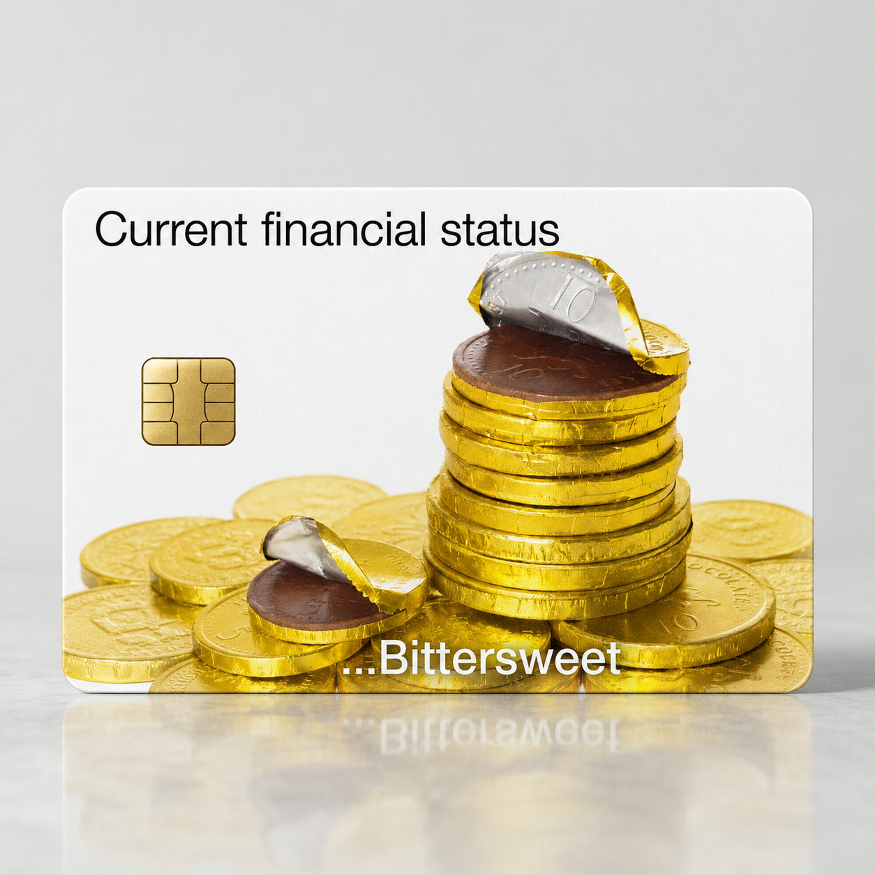Net Worth Bittersweet Funny Money Meme Debit Card Credit Card Skin