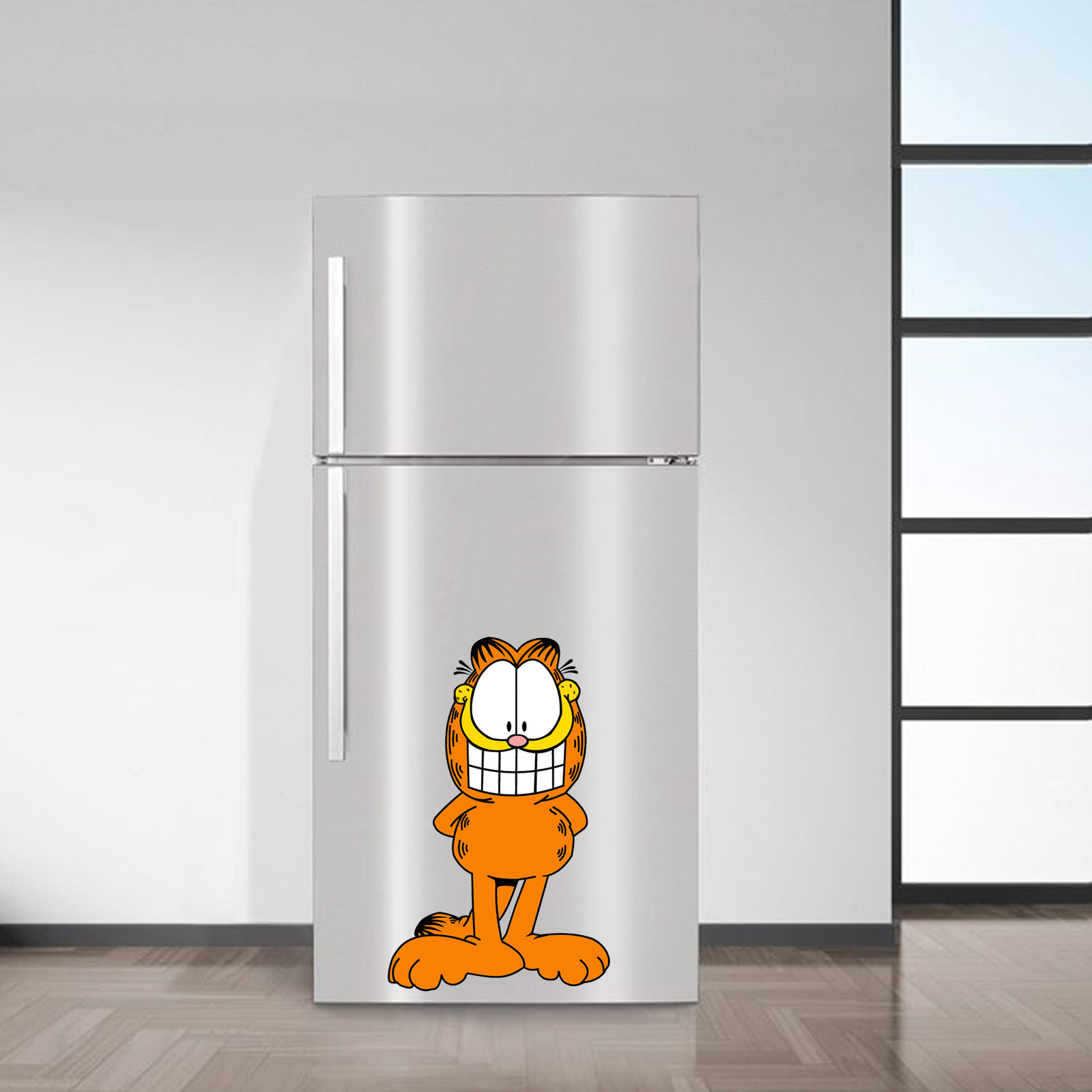Garfield the cat cartoon wall stickers wal sticker cropped cm. 40×77 1 PC.