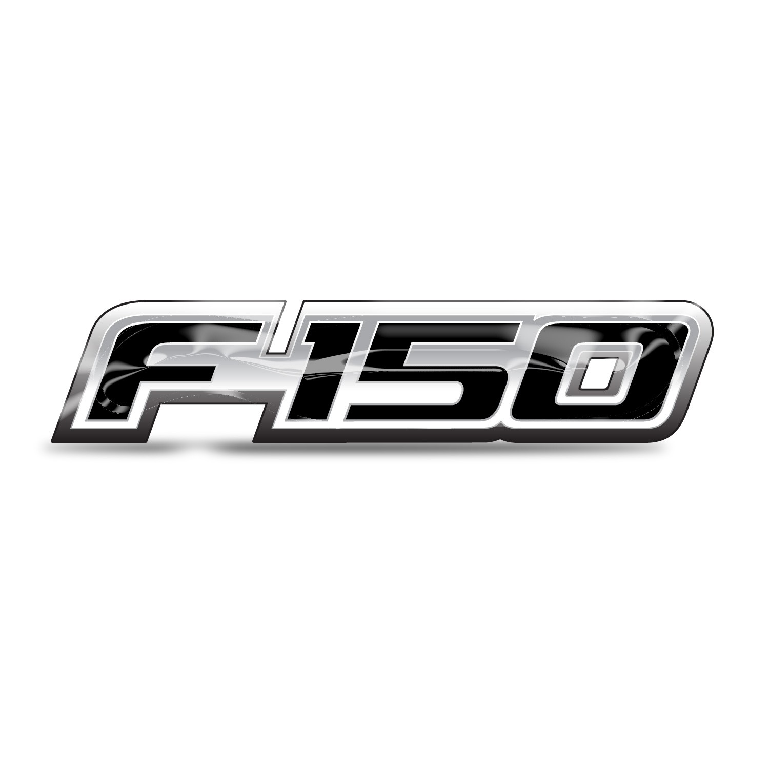 Ford F-150 2008 to 2014 4" Full-Color Flexible 3D Clear Dome Decal