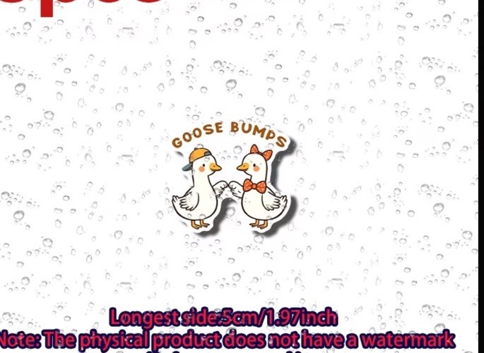 Goose Bumps Sticker Decal Funny Humor Cute