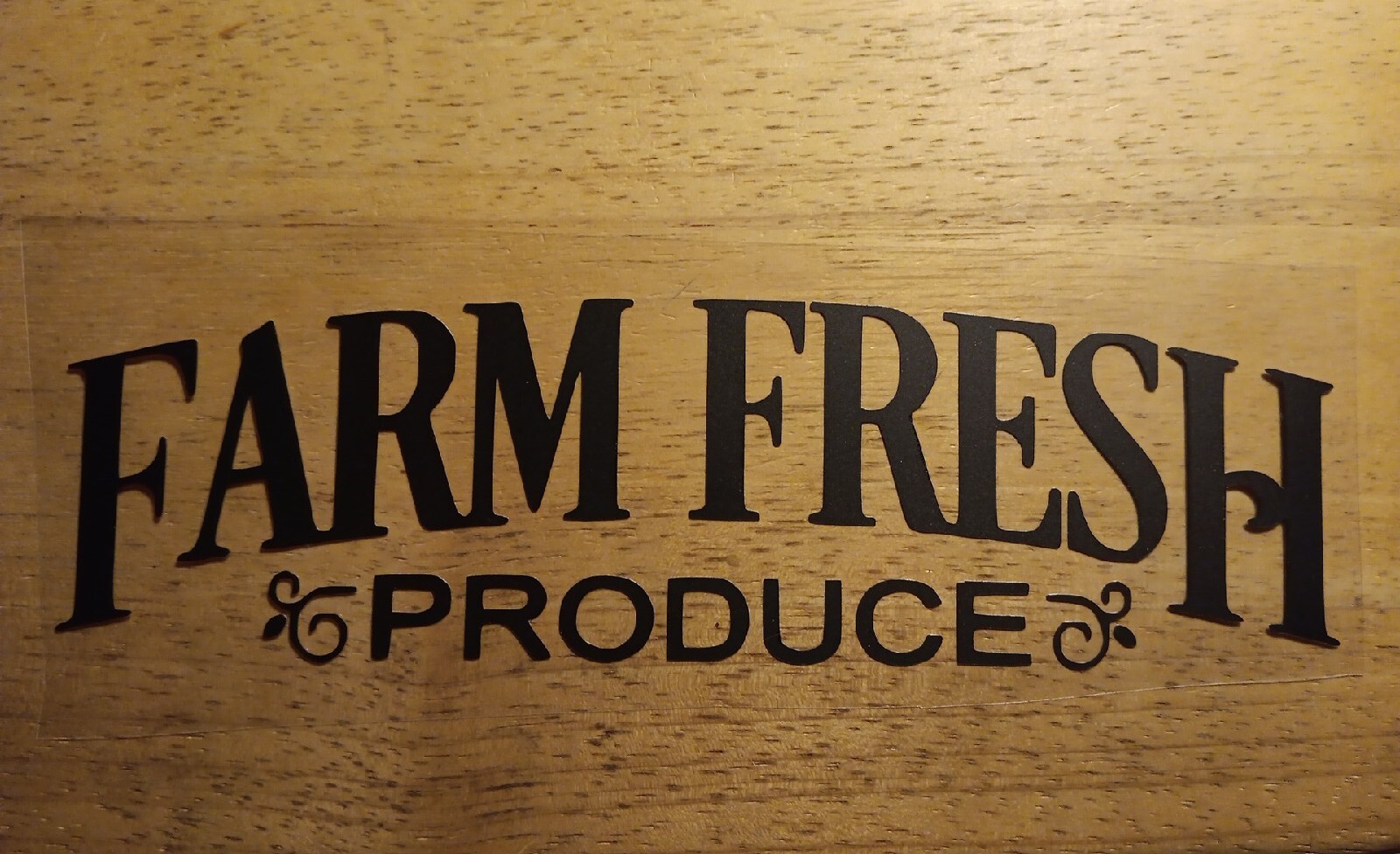 Farm Fresh Produce Decal