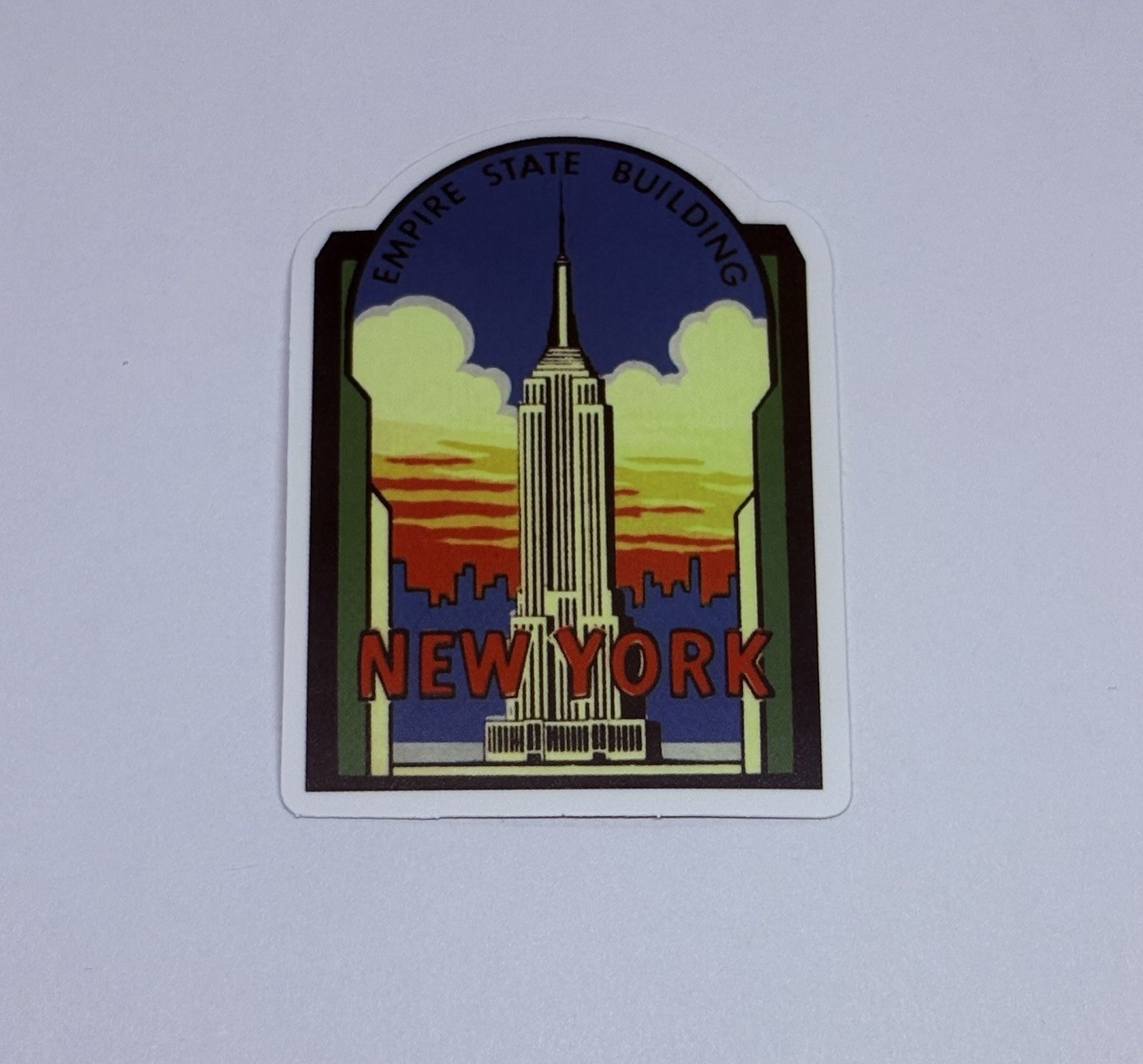 New York State Building Sticker City Travel Art Decal Vinyl Country Matte Tc6