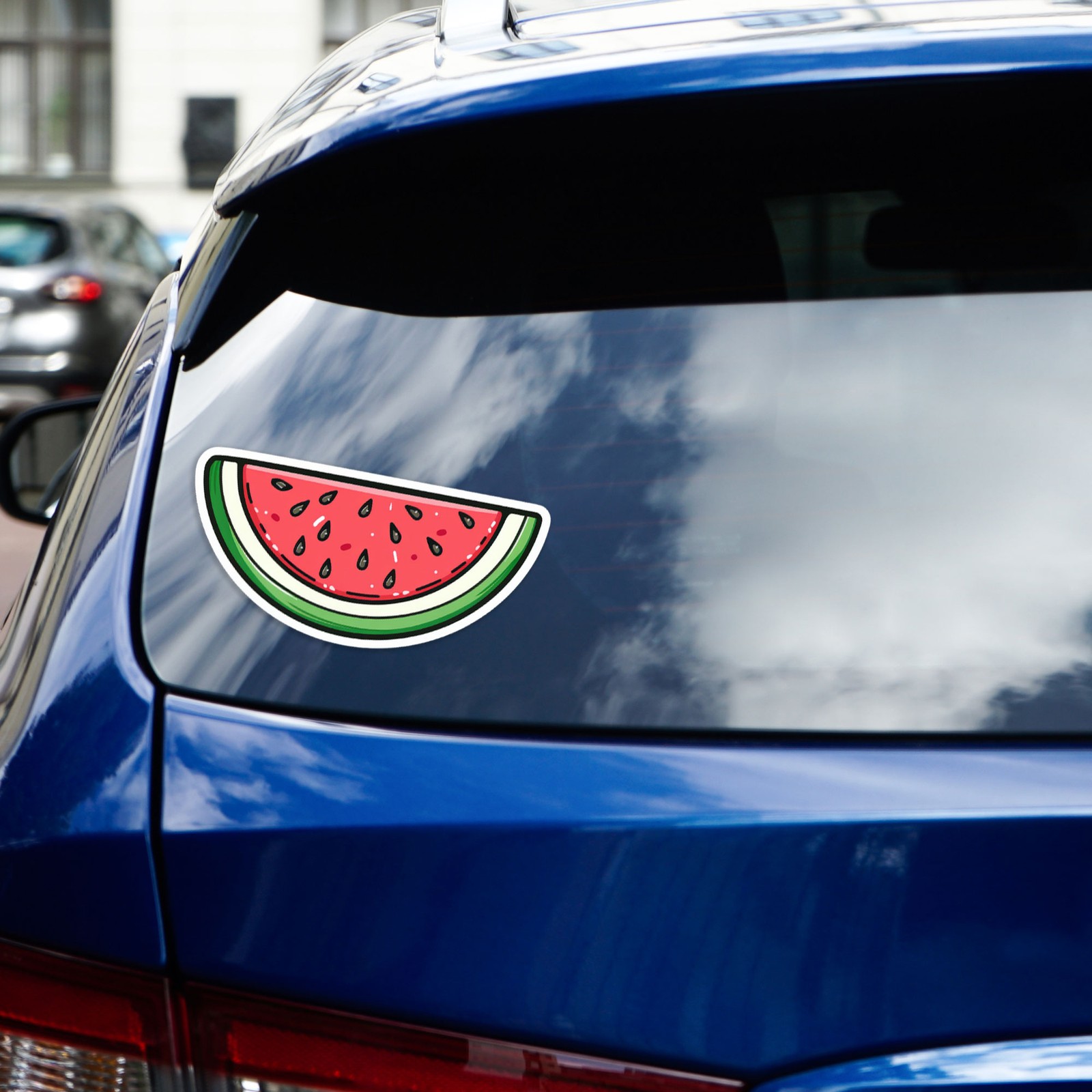 Watermelon Summer Slice – Vinyl Decal Sticker – Car Window Laptop – #1606