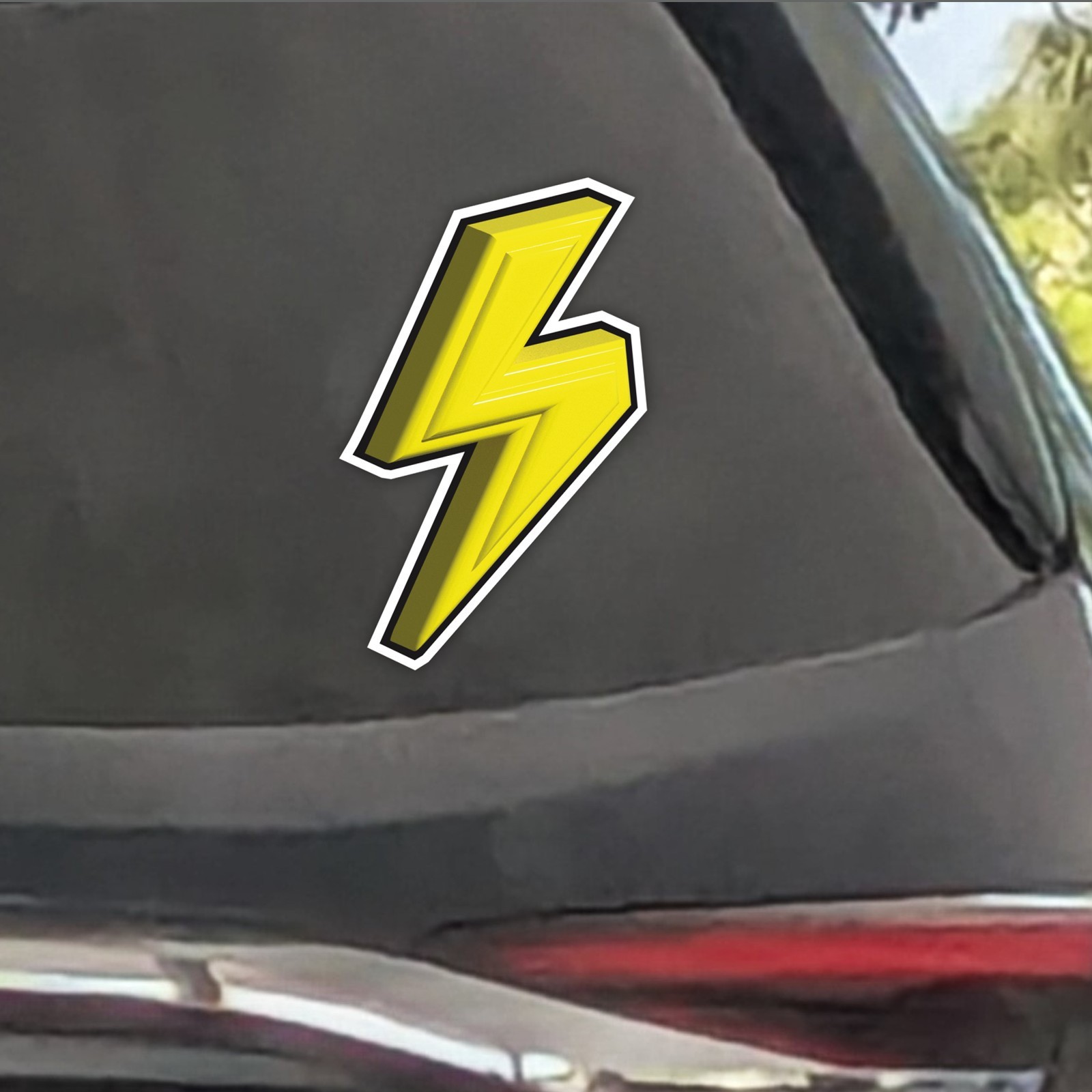 Thunderbolt Vinyl Sticker Lightning Bolt Decal Waterproof Durable Laptop Car