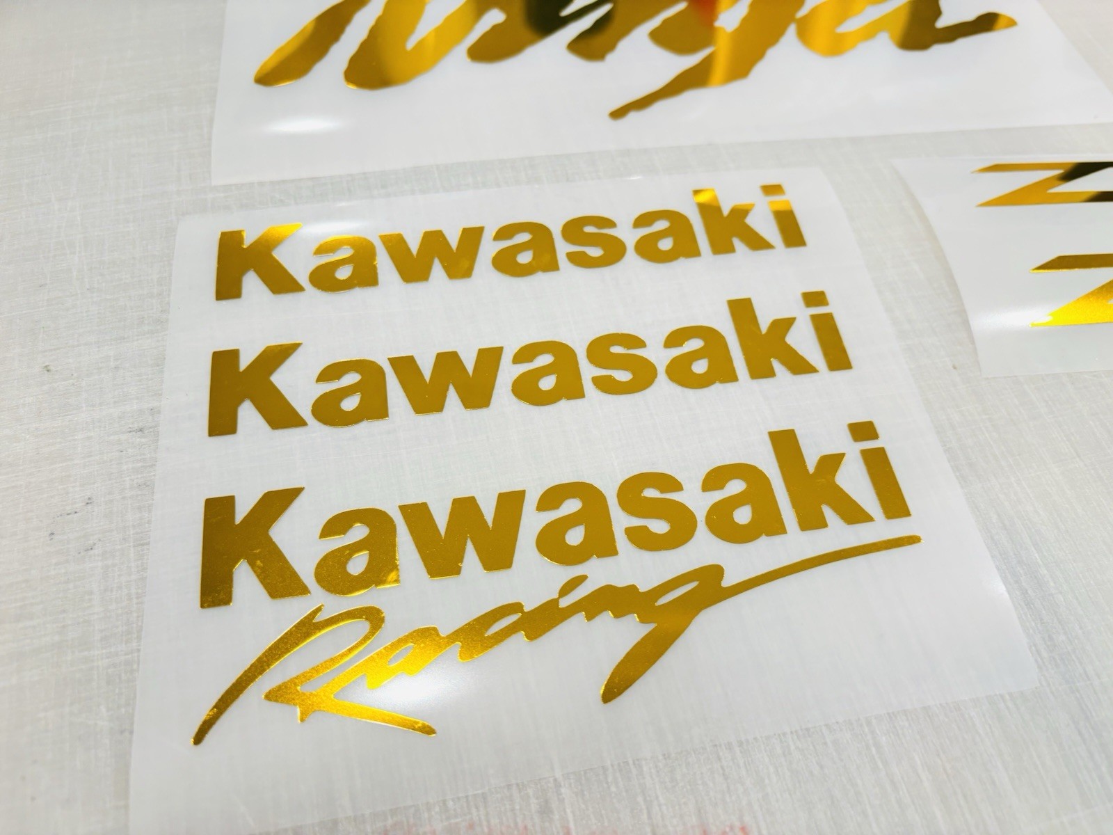 TWO THOR Die Cut Vinyl Decals Motorcycle Honda Kawasaki Suzuki Yamaha KTM Husky