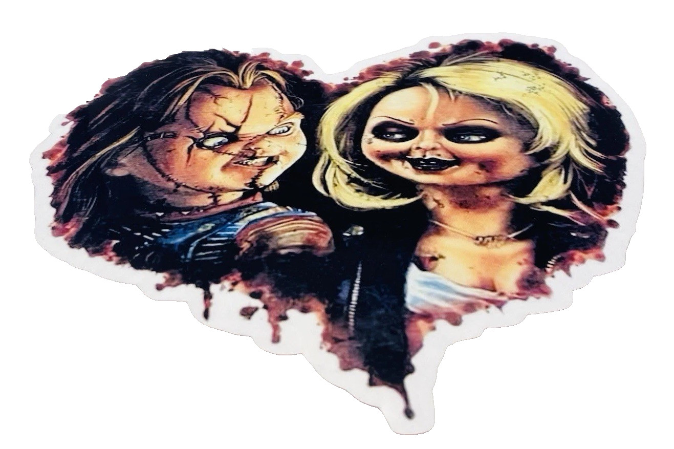 Bride Of Chucky Tiffany Inspired Waterproof Car Decal Vinyl Sticker Horror
