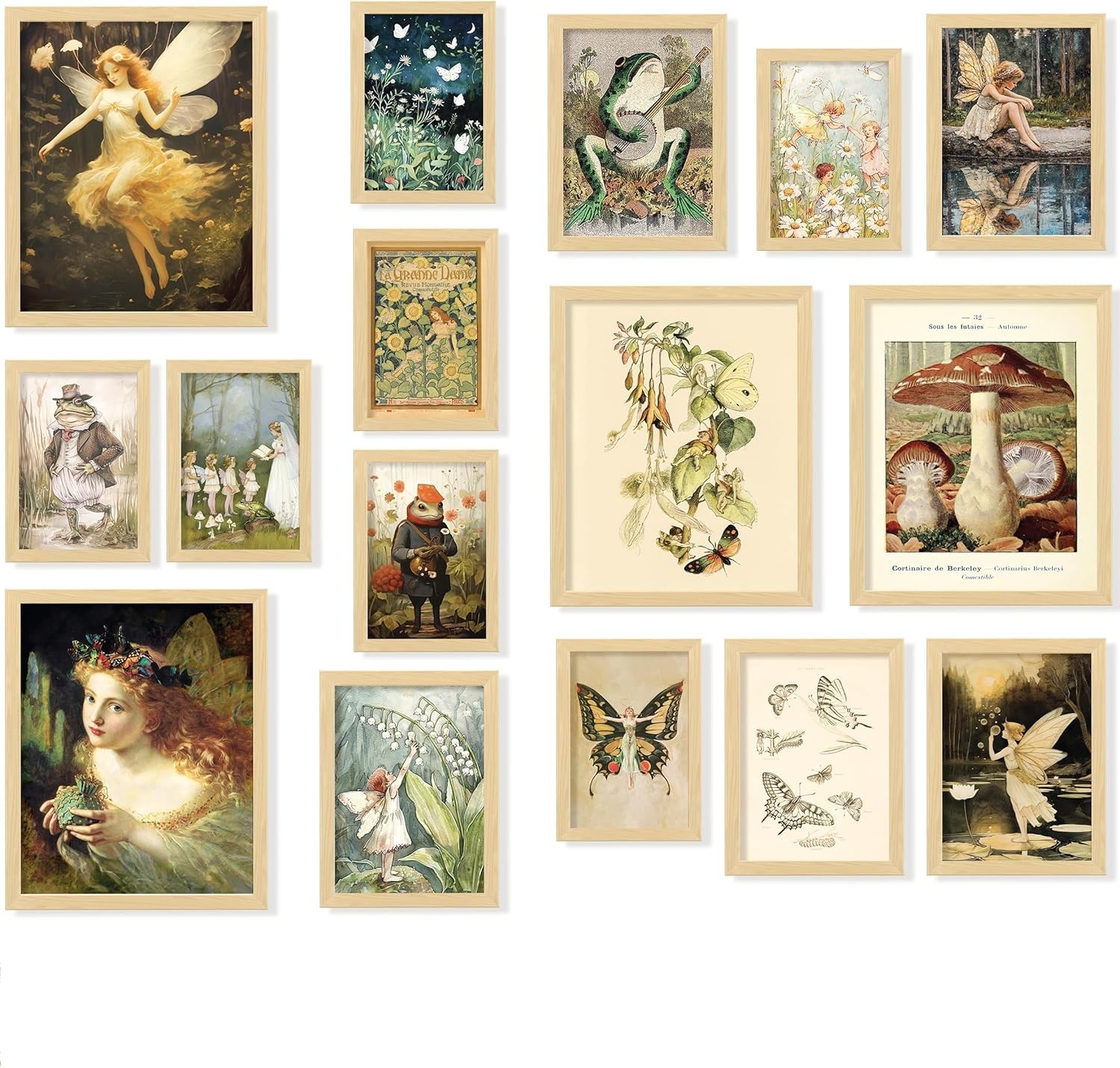 Whimsical Fairy Room Decor Set – Unframed Art Prints