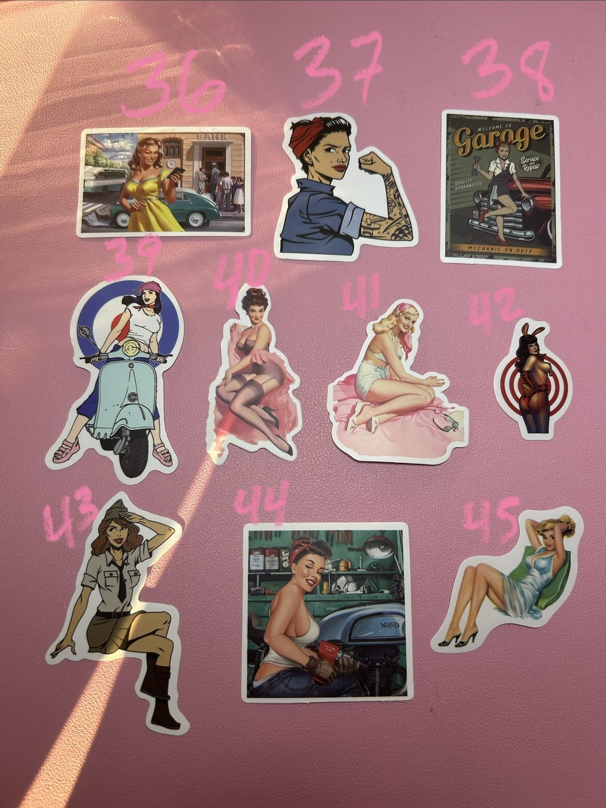 Pinup Girls And More Stickers
