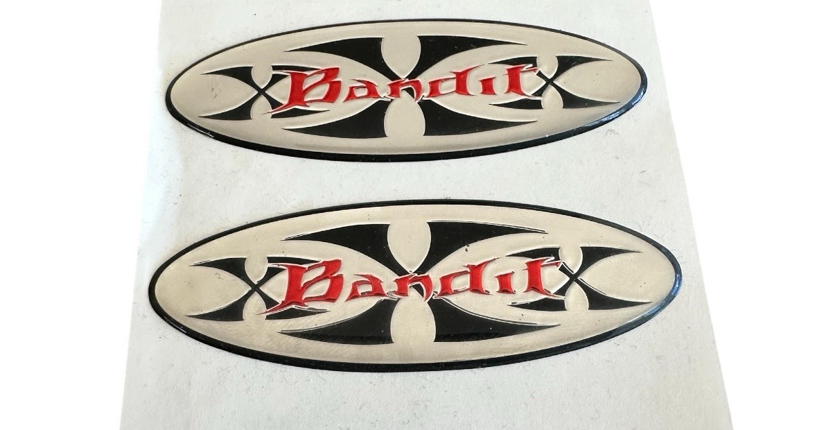 Vintage 2000s Rossignol Bandit XXX Skis Sticker Decal (1) 3×1” – Choose Color