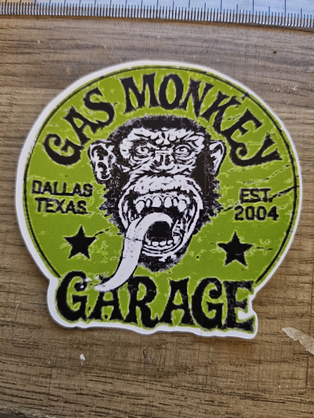 Green Gas Monkey Garage Vinyl Sticker