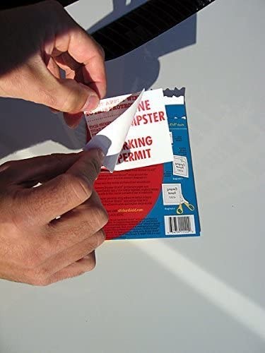 Windshield Sticker Applicator for Easy Application, Removal and Re-Application f