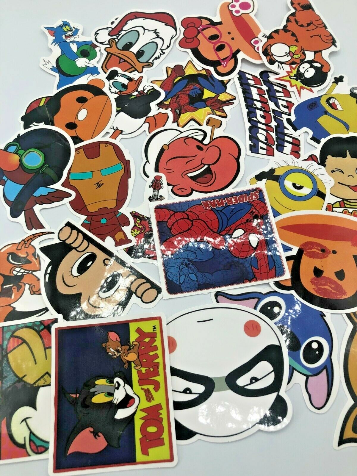 CARTOON ICONS Stickers Pack~70 PC for Skateboard~Laptop~Phone~Scrapbook