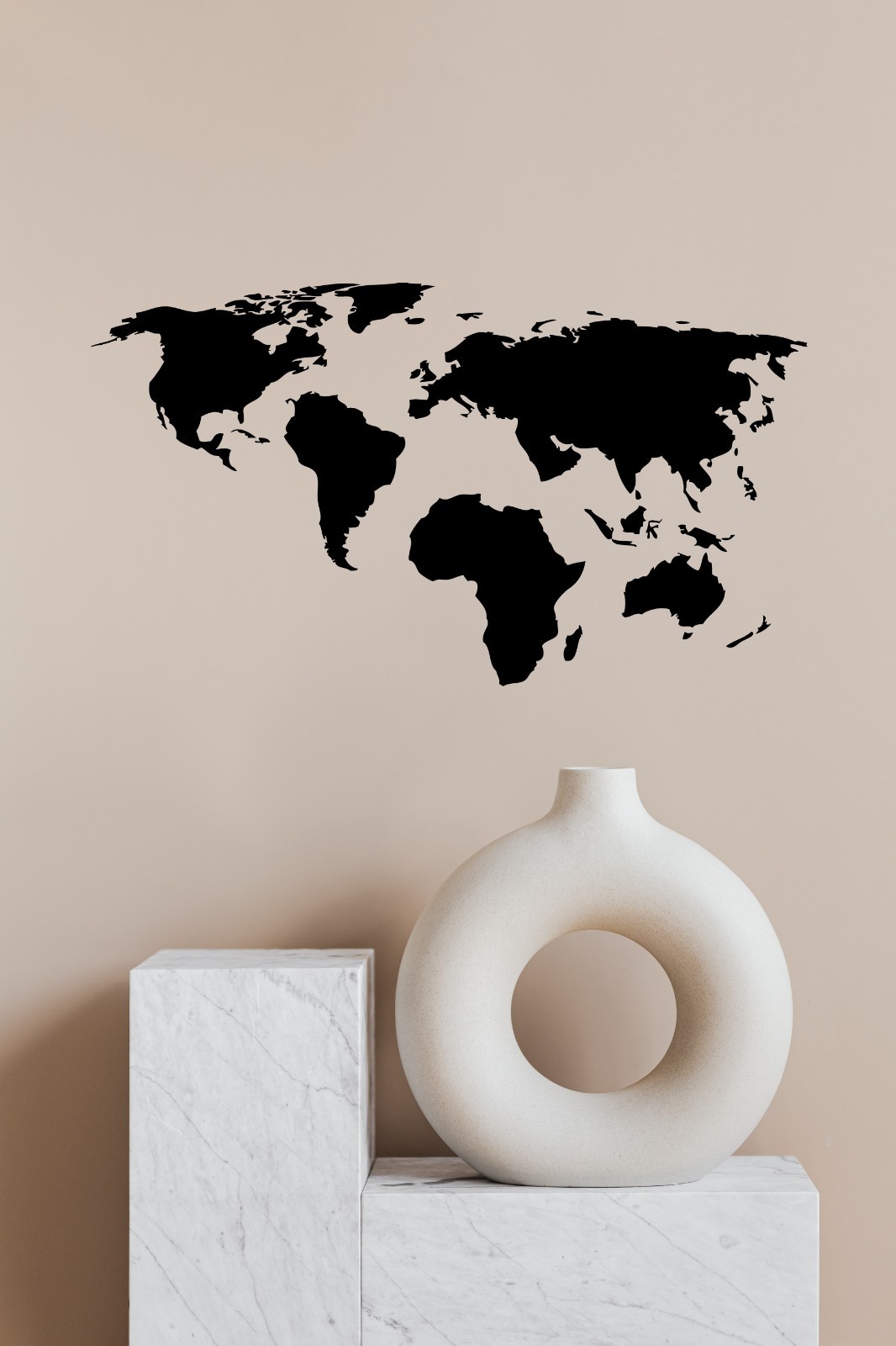 World Map Travel Office Bedroom Living Wall Sticker Graphic Vinyl Home Kid décor
