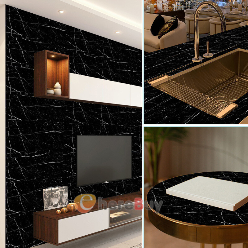 Wallpaper Marble Contact Paper PVC Kitchen Countertop Self Adhesive Peel & Stick