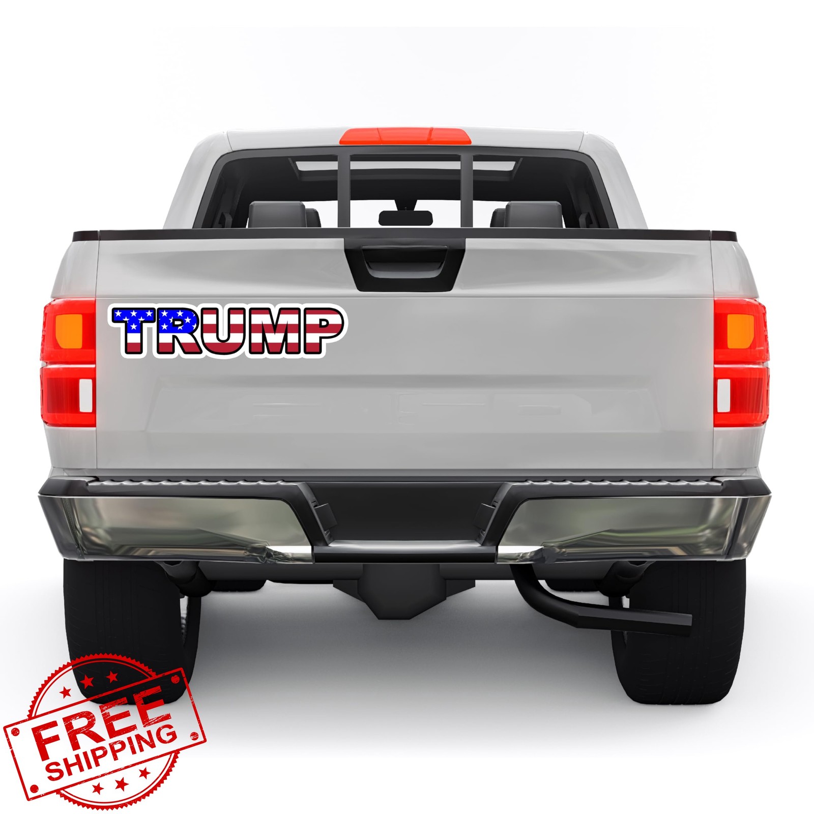 Black Diamond Art USA Flag Sticker 24" x 6" Marines