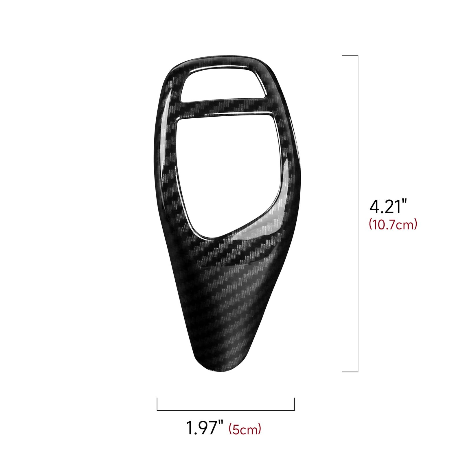 Car Sticker Decals Gear Shift Knob Cover Carbon Color ABS Trim fits for BMW F…