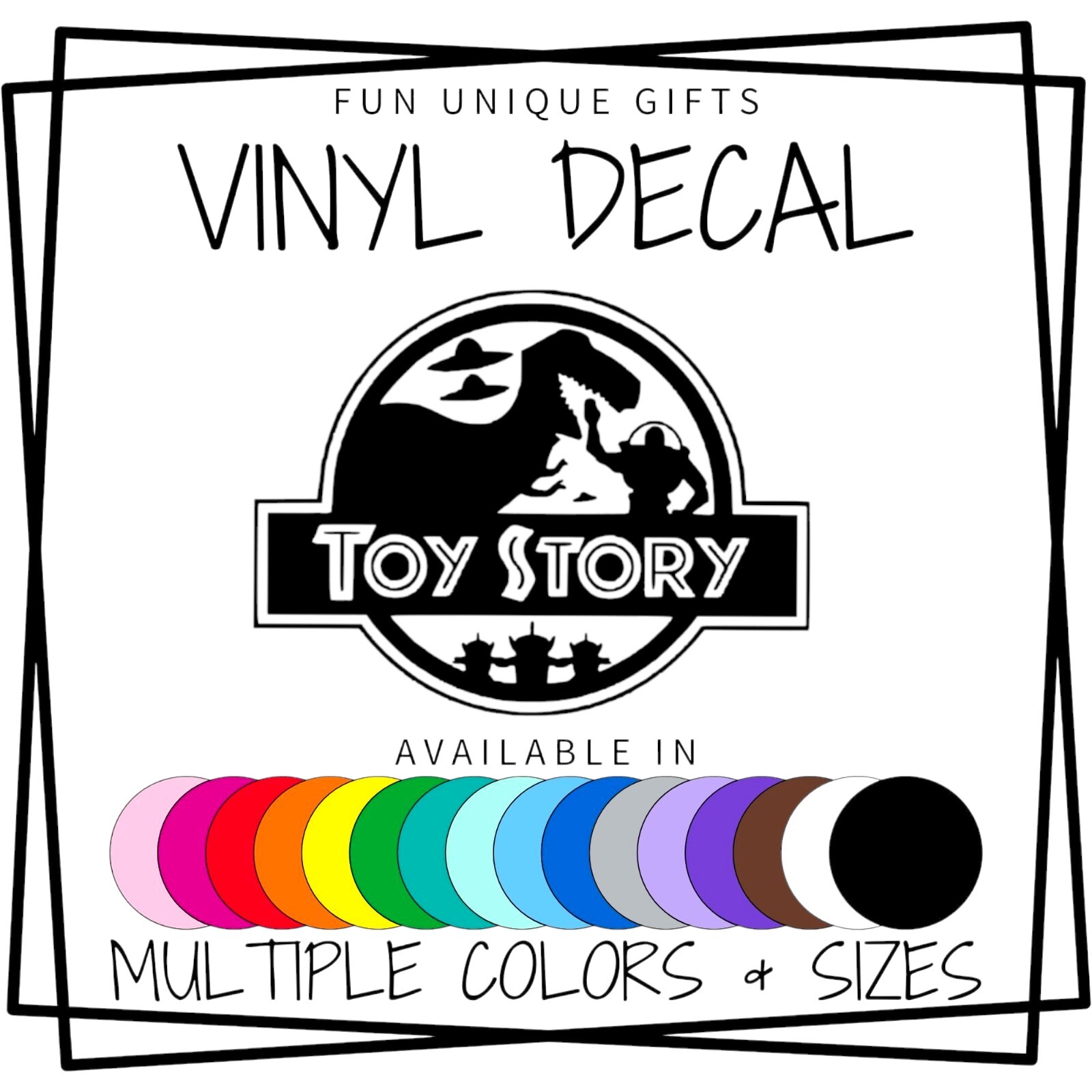 Toy Story Vinyl Decal Sticker -Multiple Colors & Sizes- FREE SHIPPING