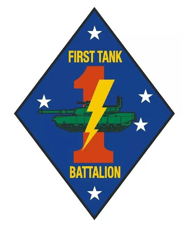 1st Tank Battalion Sticker Decal R273