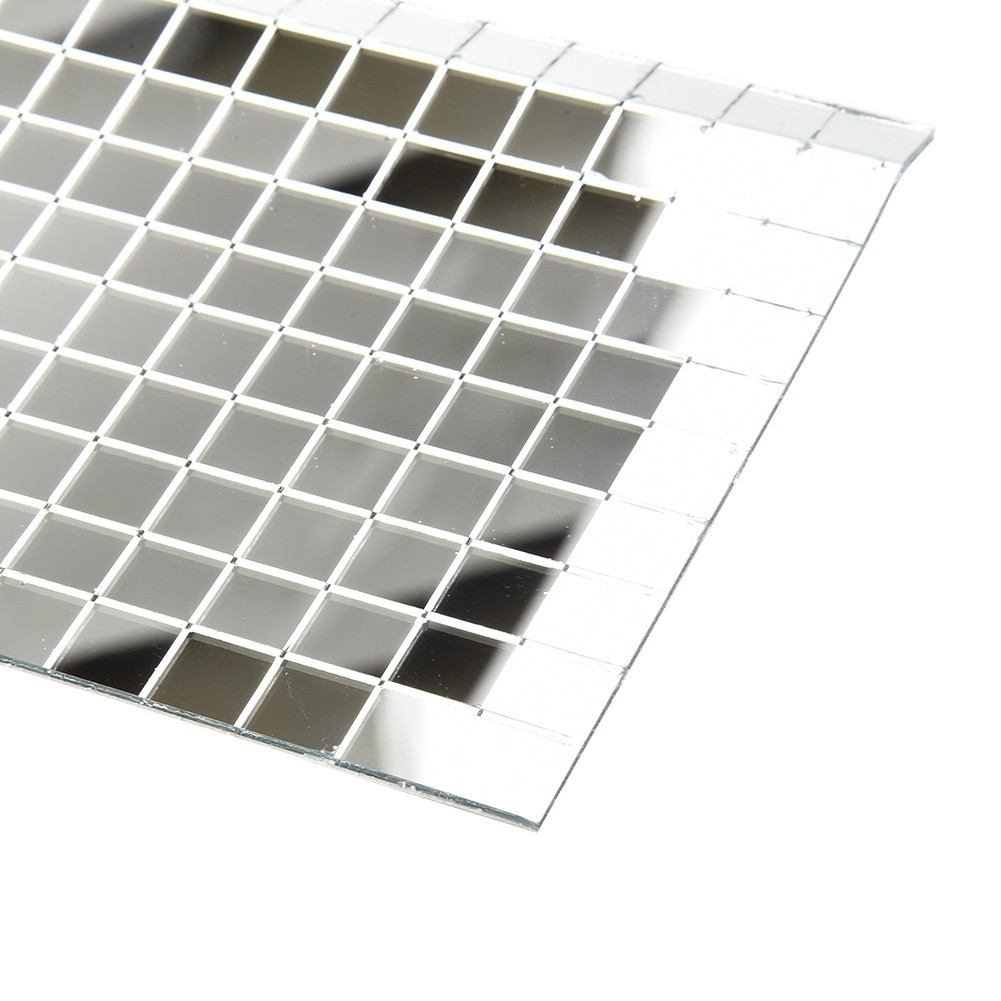 Sophisticated Silver Mosaic Tiles Pack Perfect for Creative Interior Projects