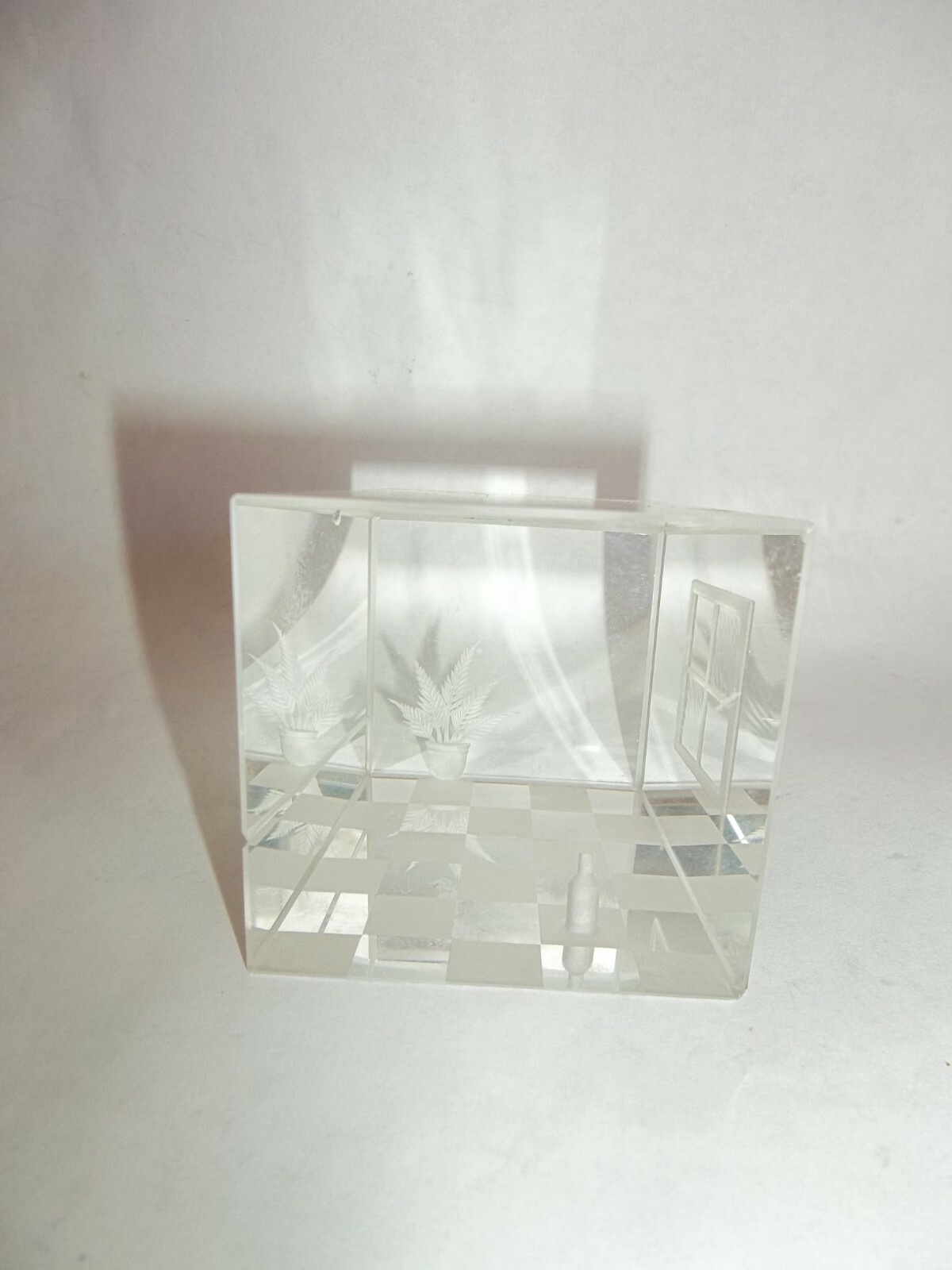 CRYSTAL ROOM PLANT, BOTTLE & WINDOW