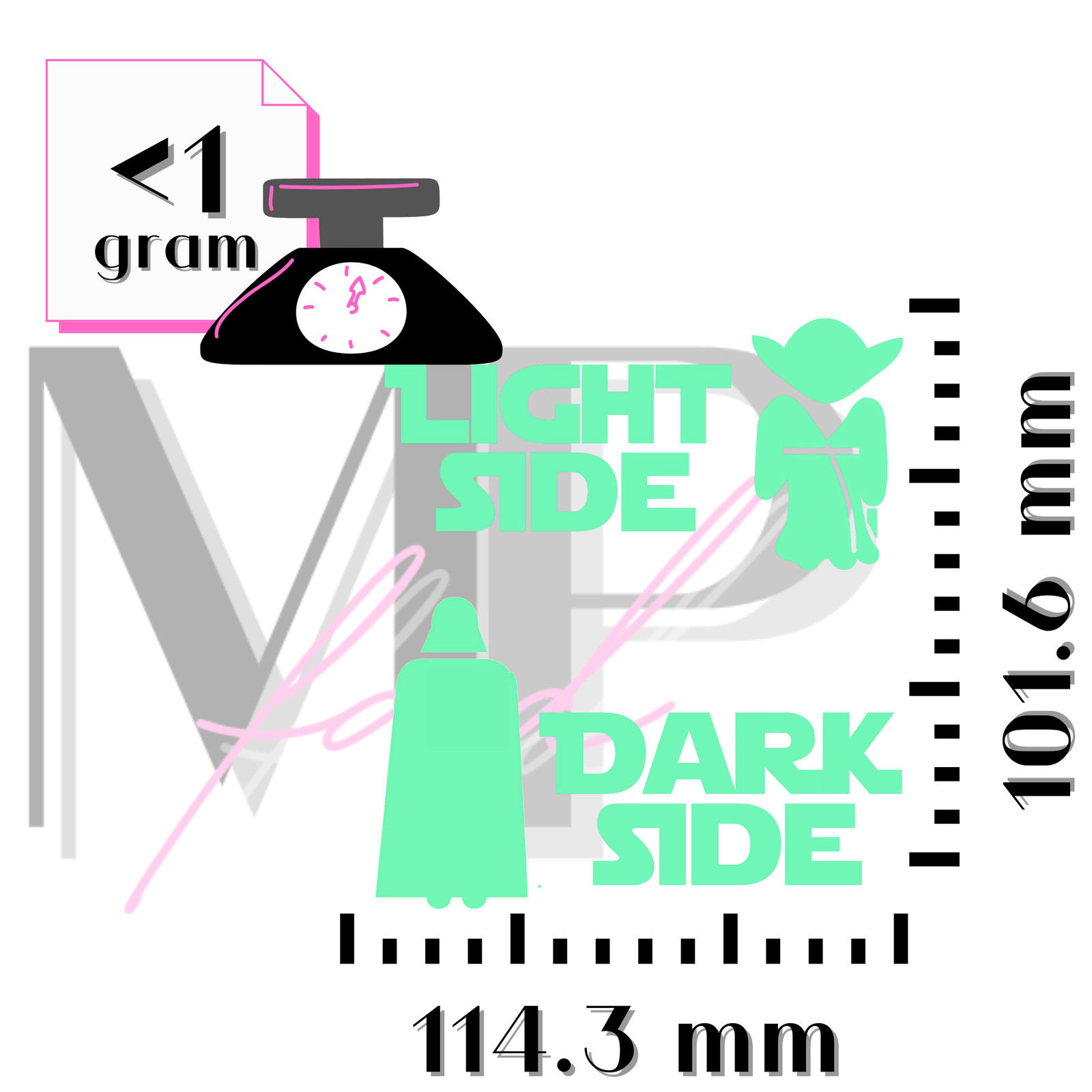 Star Wars LIGHT Switch DARK SIDE Decal Vinyl Wall Home Decor GLOW-IN-THE-DARK
