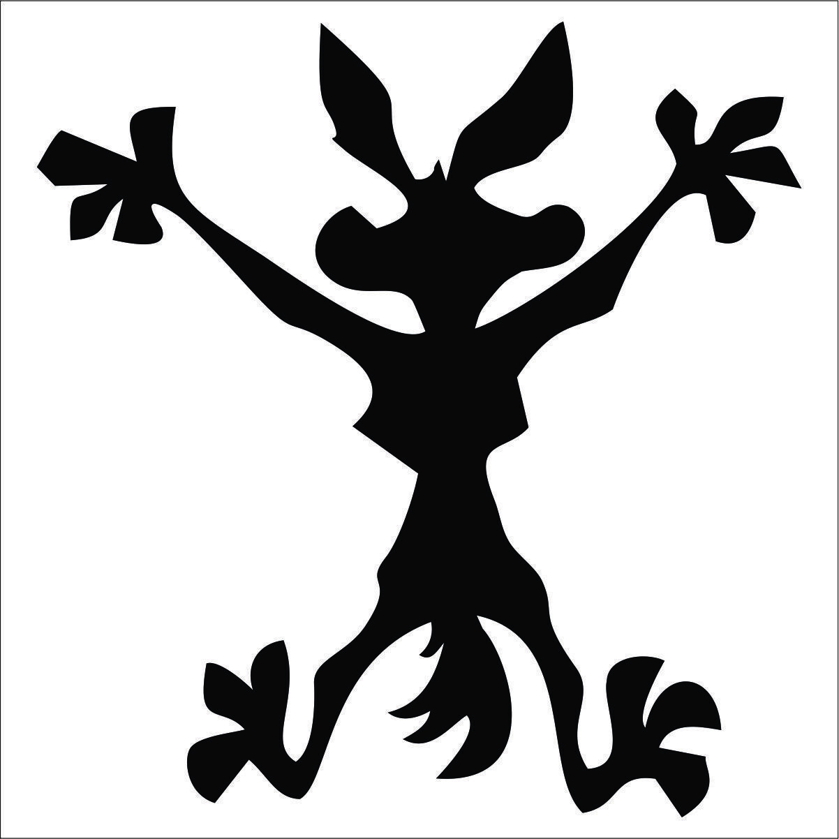 Wile E Coyote Decal / Sticker – Choose Color & Size – Road Runner, Splat
