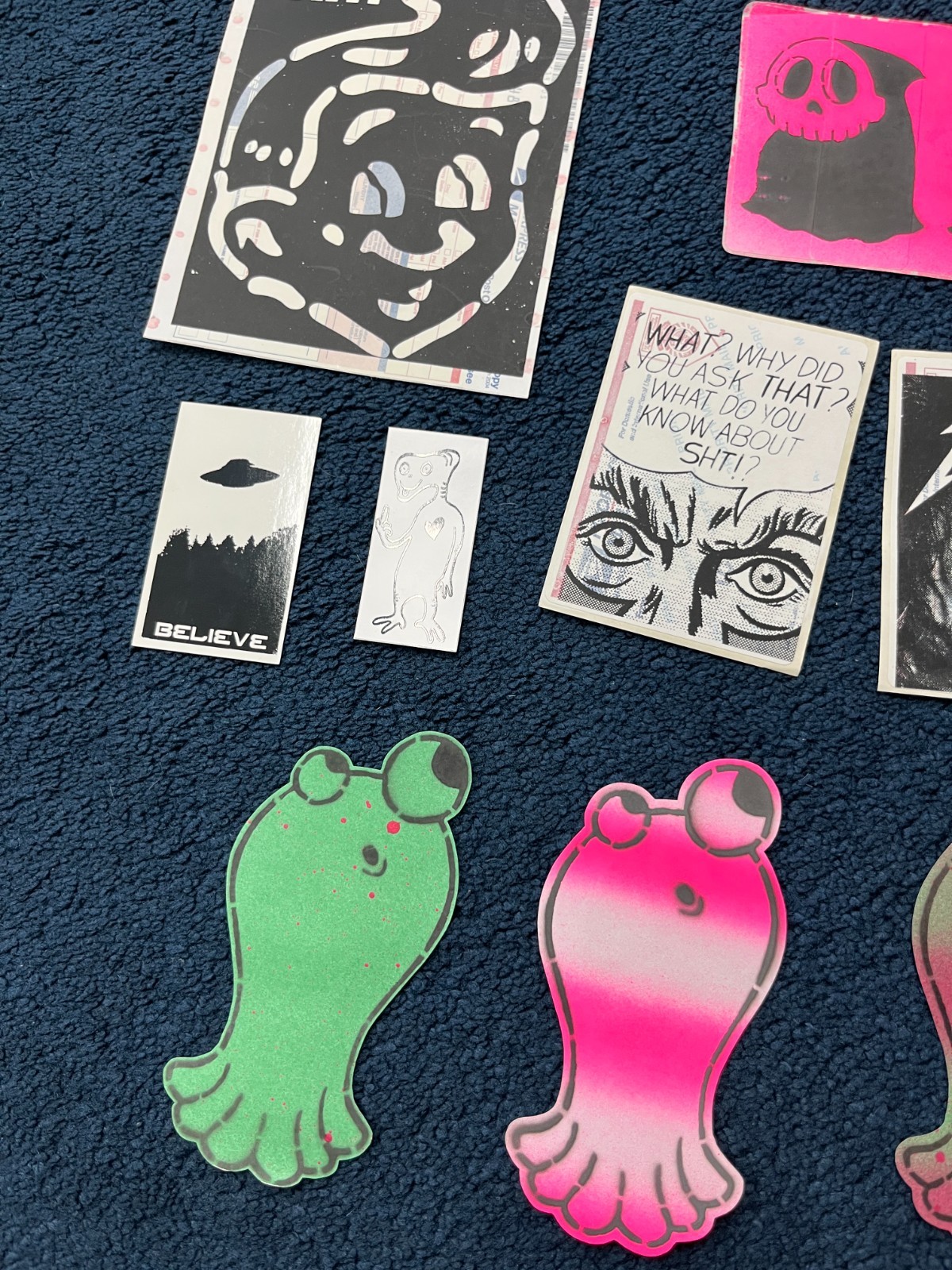 VTG Graffiti Street Art Sticker Pack Loose Lot Collection Label 228 x22 1403