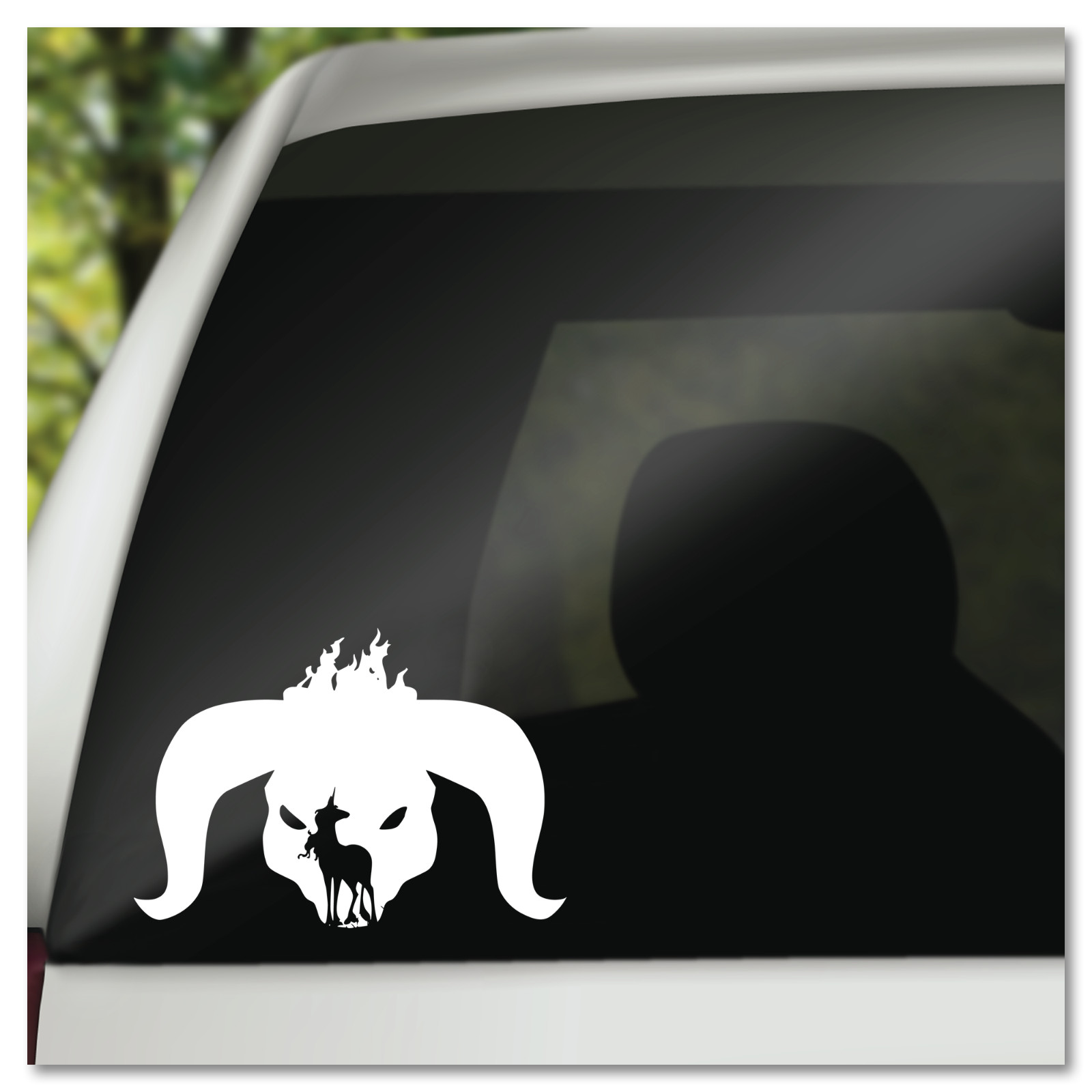 6" The Last Unicorn Red Bull Movie Vinyl Decal Sticker