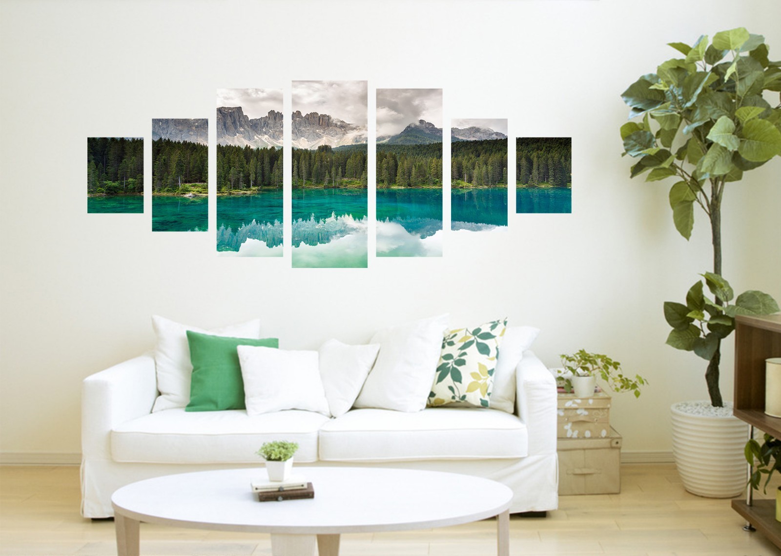 3D River Forest Tree 7 Unframed Print Wall Paper Decal Wall Deco Indoor AJ Jenny