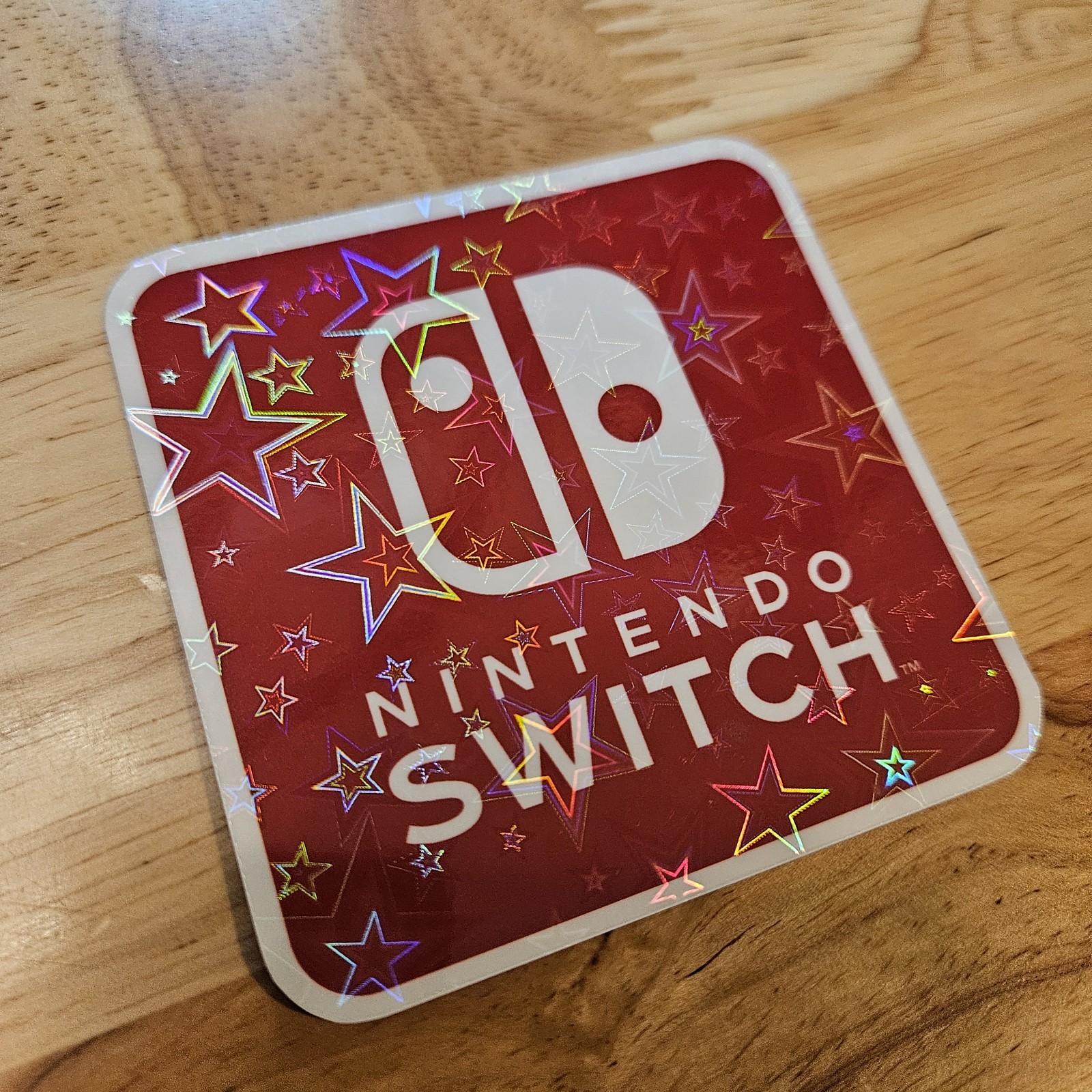 Game Console 3 Inch Holographic Vinyl Decal Waterproof Outdoor Safe