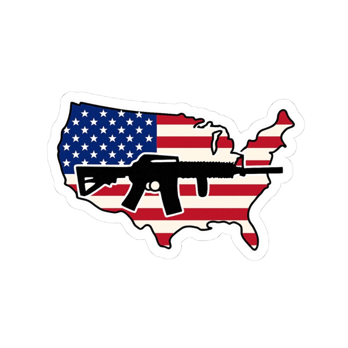 Patriotic Kiss-Cut Stickers – USA Flag with Gun Graphic, Gun Rights, 2nd […]