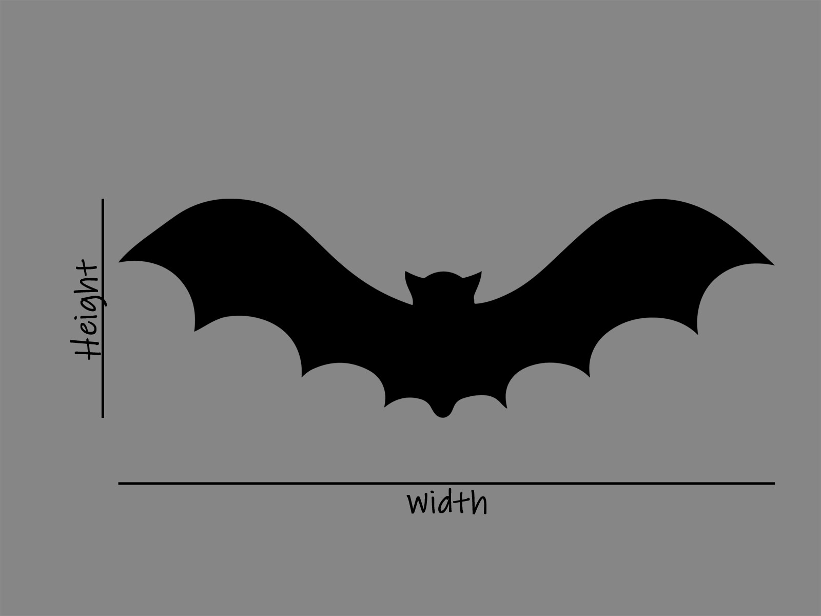 BAT Halloween Scary Vinyl Window Decal Waterproof Outdoor Car Bumper Sticker