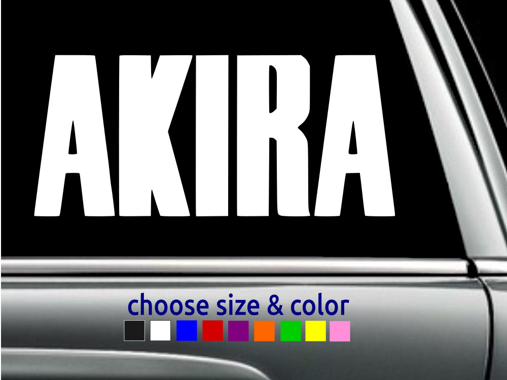 AKIRA Logo Manga Anime Vinyl Decal Laptop Wall Car Sticker CHOOSE SIZE COLOR