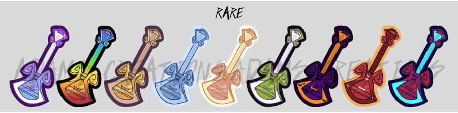 Adam’s Guitars – Hazbin Hotel Fanmade 2” Vinyl Stickers