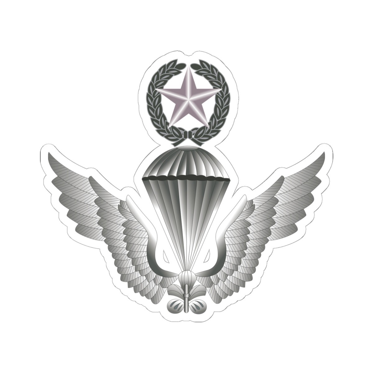 Kiss-Cut Stickers – Army Master Parachute Badge – Korea wo Txt X 300