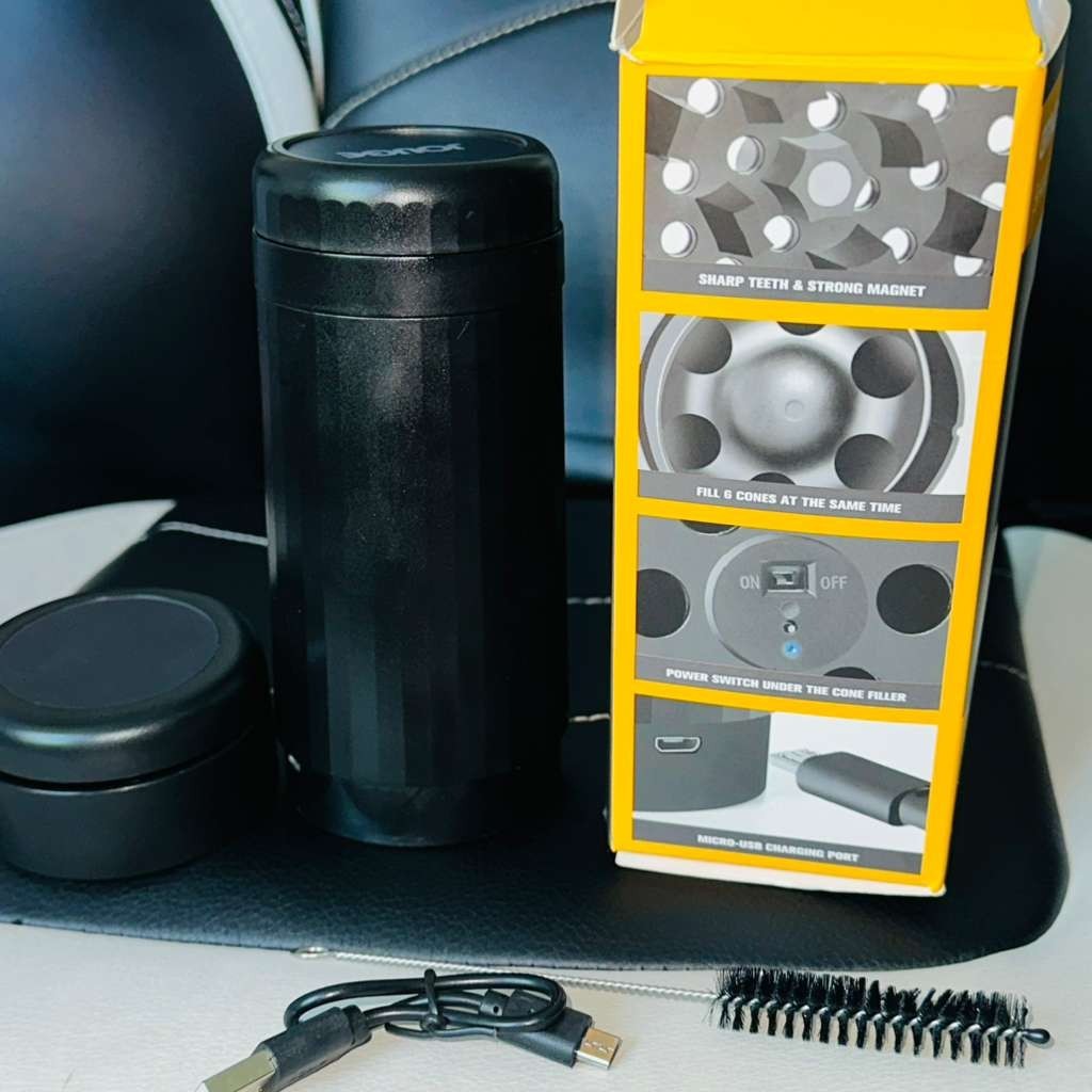 2 in 1 Electric Tobacco Filling Grinder High Power 500Mah USB Rechargeable Grass