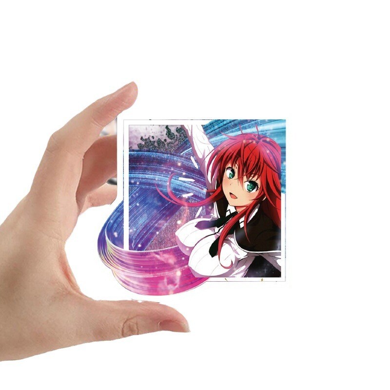100Pcs High School D×D Sticker for Adults Teens Girls Scrapbooking Water Bottles