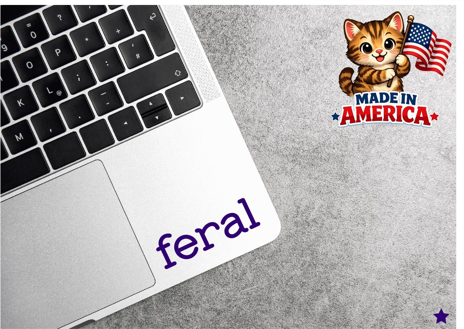 Feral Decal Sticker Funny Out of Control Wild Adult Life Crazy Goth Emo Kid Teen