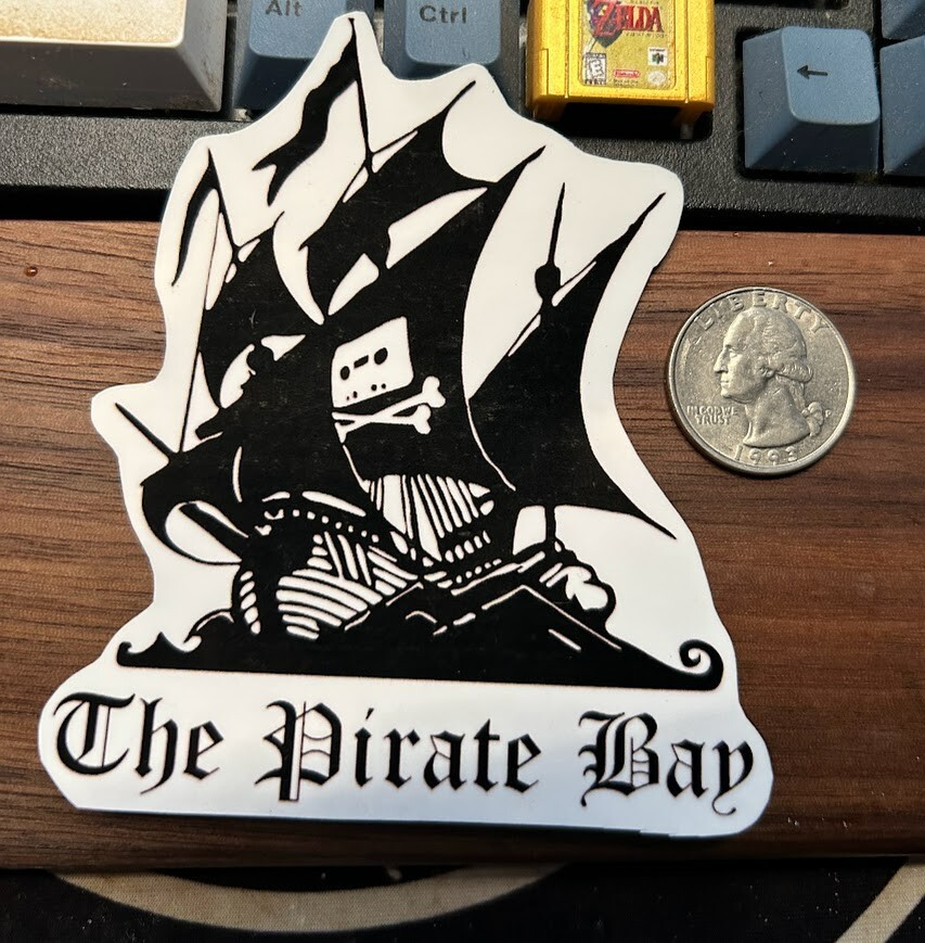Pirate Bay – Glossy Vinyl Sticker
