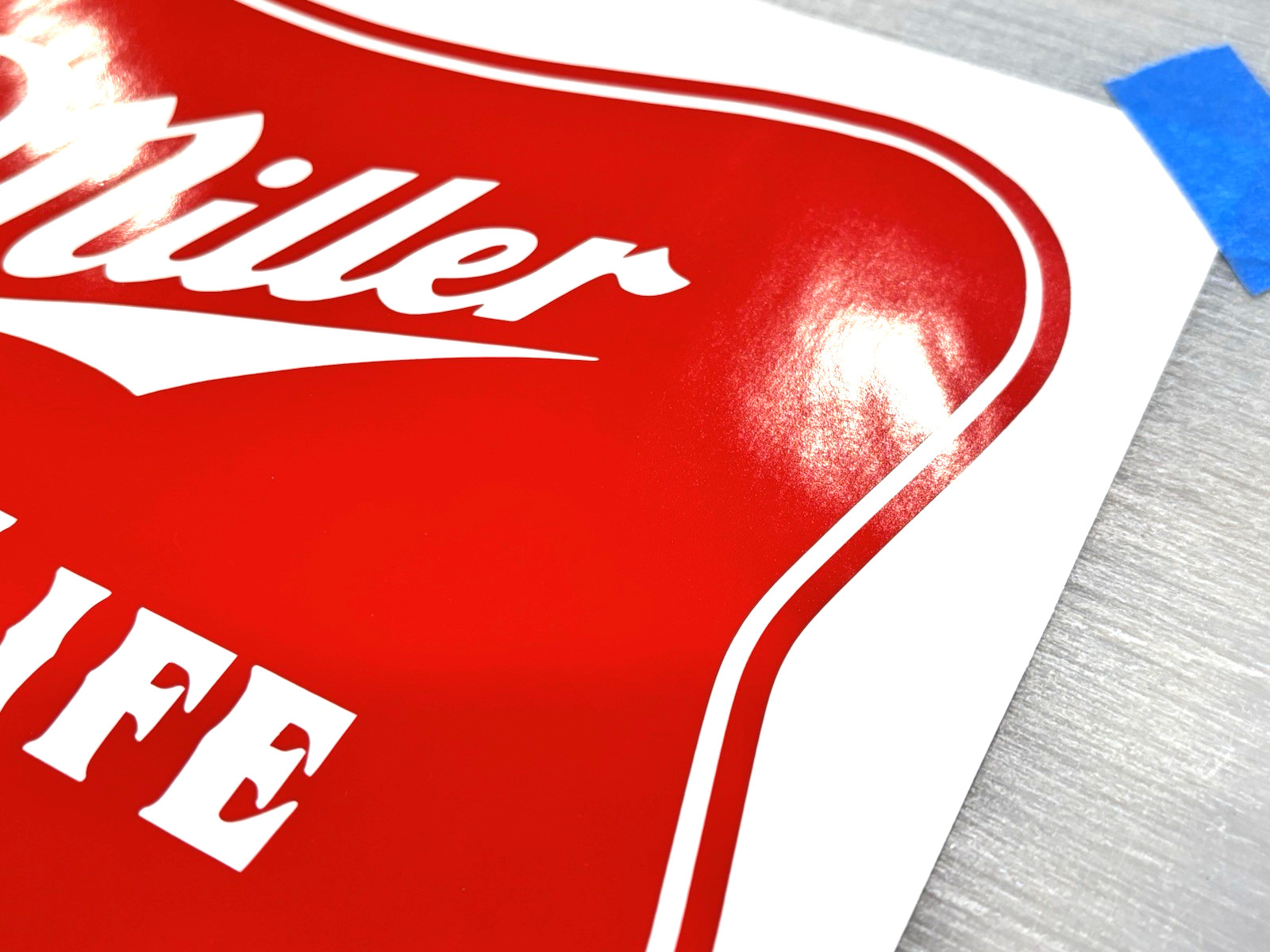 Miller High Life Beer Logo Die Cut Vinyl Decal-Many Sizes/Colors