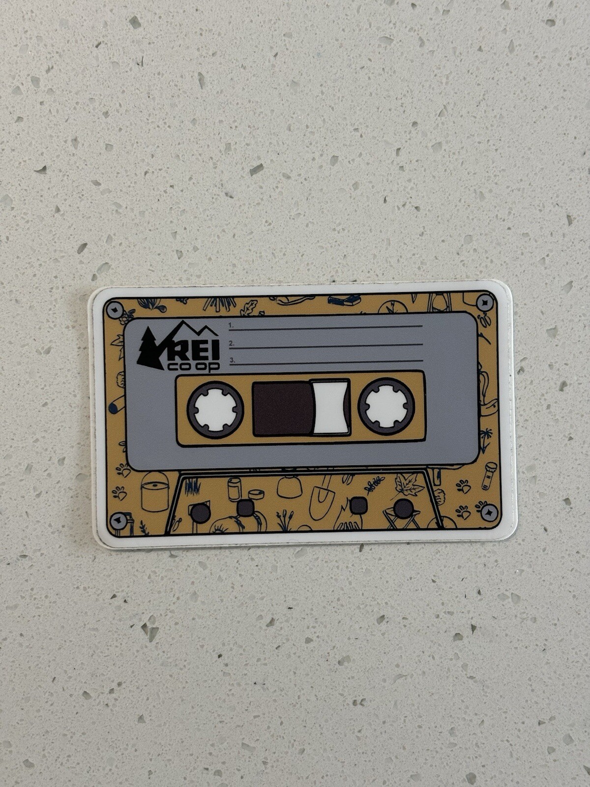 Rei Sticker Decal Vintage Cassette Tape