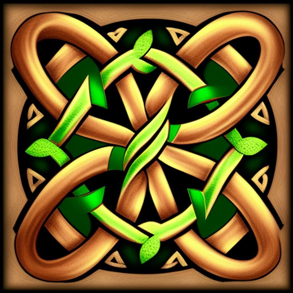 3” Celtic Knot Sticker Weave Druid Irish Infinite Nature Knot Ireland
