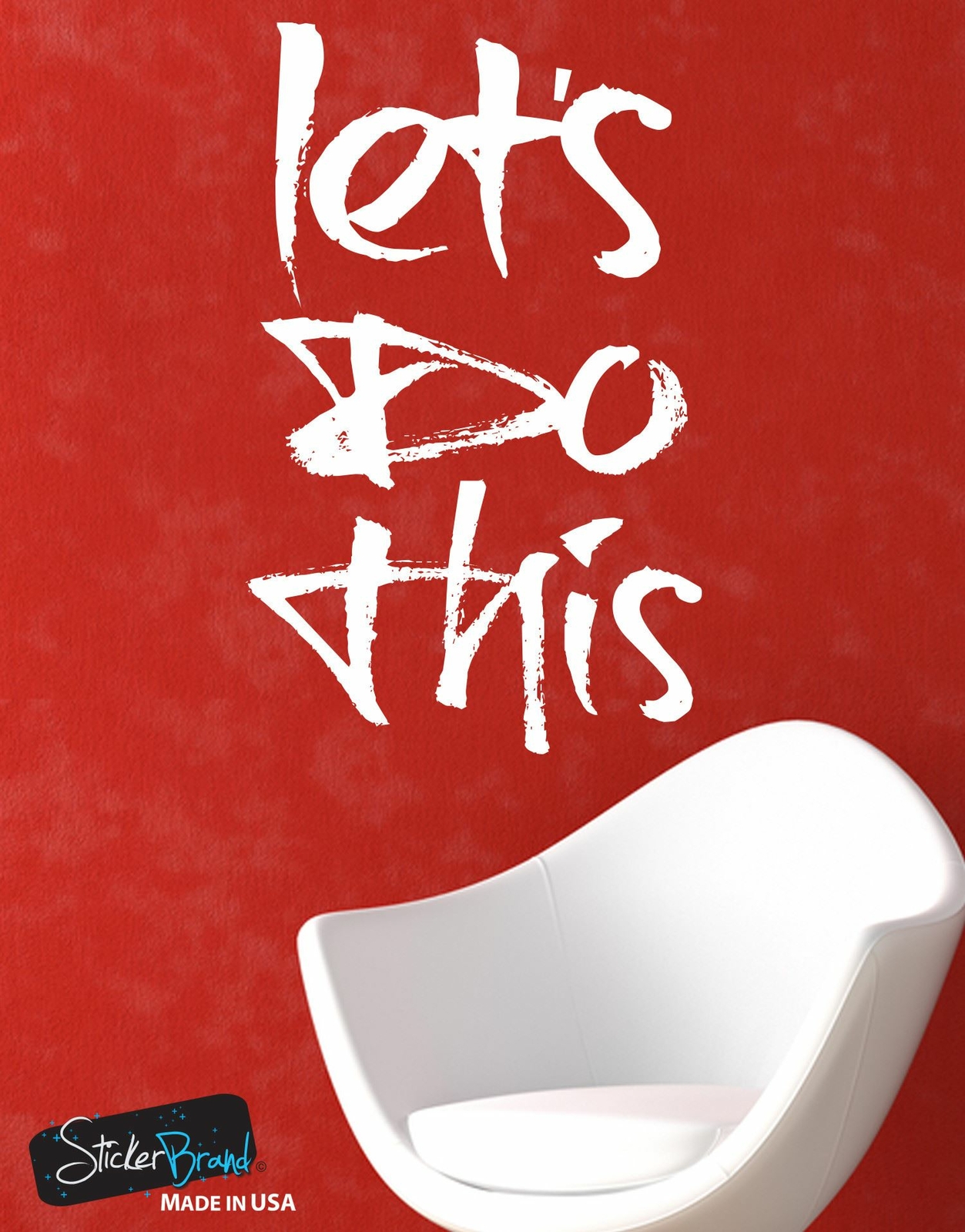 Let’s Do This Motivational Quote Vinyl Wall Decal Sticker #6060