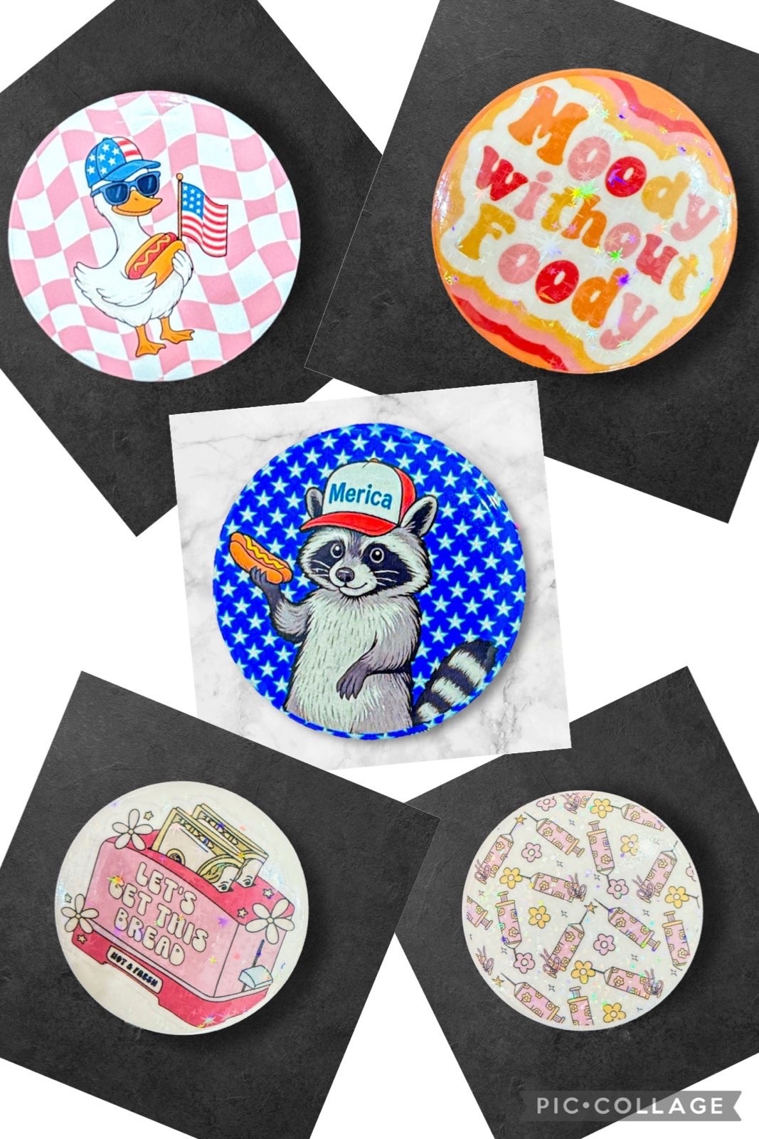 Custom Badge Reel Topper Interchangeable & Hand Pressed After You Send Photo