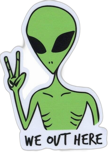 Alien Sticker