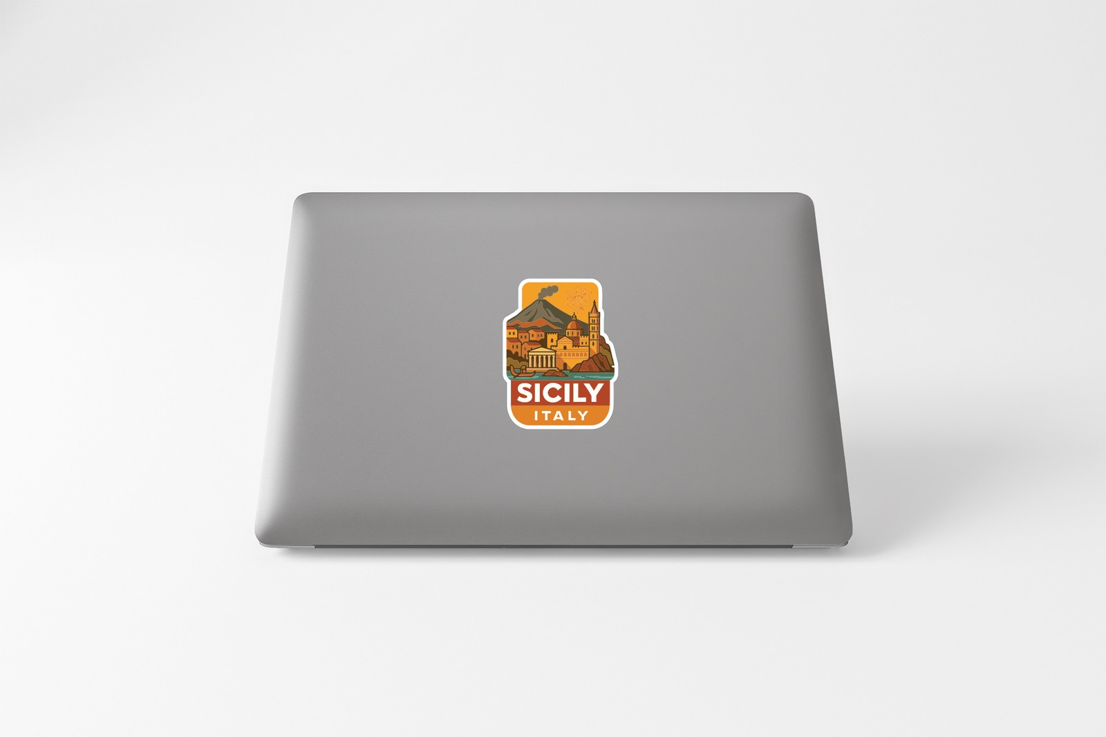 Sicily Italy Sticker Decal Vinyl Die-Cut City Skyline Landmark Design