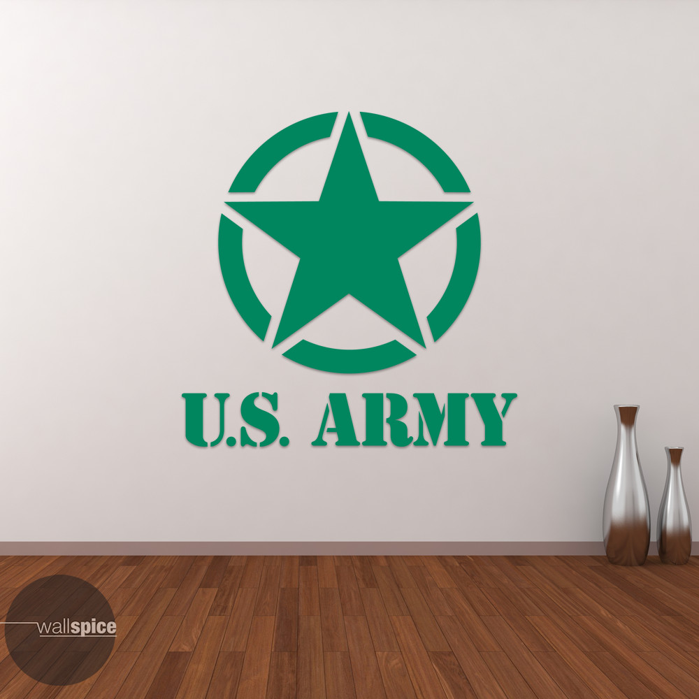 United States US Army Military Star Vinyl Wall Decal Sticker